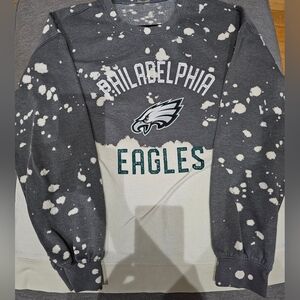 Gameday Couture Philadelphia Eagles Women's Gray and White Sweatershirt XL